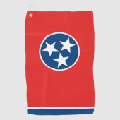 Tennessee State Flag Golf Towel Golfhanddoek (Voorkant)
