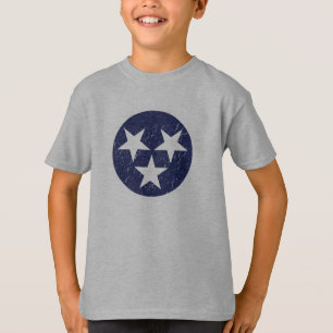 Tennessee State Flag Grunge Nashville Love T-shirt