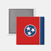 Tennessee State Flag Magneet (Voorkant / Achterkant)
