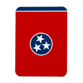 Tennessee State Flag Magneet (Verticaal)