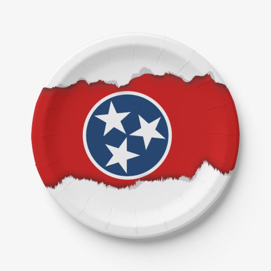 Tennessee State Flag Papieren Bordje (Voorkant)