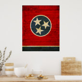 Tennessee State Flag Poster (Keuken)