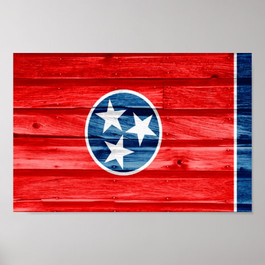 Tennessee State Flag Poster (Voorkant)