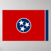 Tennessee State Flag Poster (Voorkant)