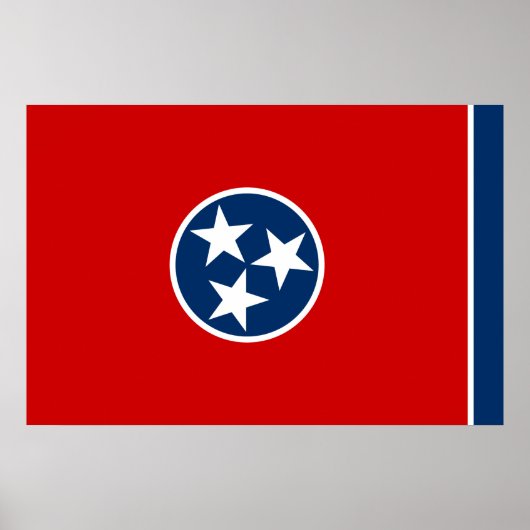 Tennessee State Flag Poster (Voorkant)