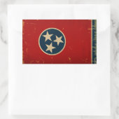 Tennessee State Flag Rechthoekige Sticker (Tas)