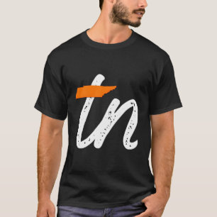 Tennessee State Map Home TN Sinaasappel T-shirt