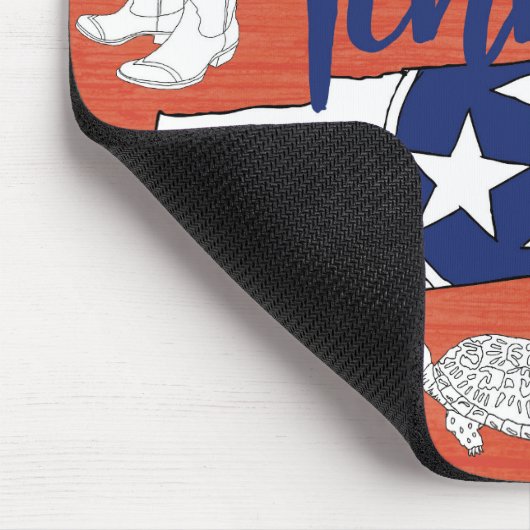 Tennessee State Symbols Volunteer State Afbeelding Muismat (Hoek)