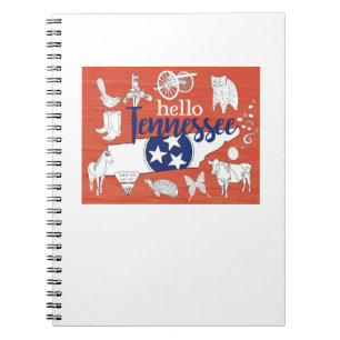 Tennessee State Symbols Volunteer State Afbeelding Notitieboek