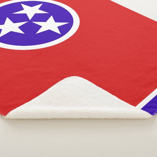 Tennessee State Vlag Print Patriottisch Sherpa Deken (3/4)