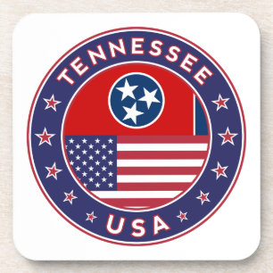 Tennessee sticker, telefoongeval, canvas tas, klok bier onderzetter