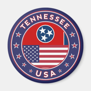 Tennessee sticker, telefoongeval, canvas tas, klok magneet