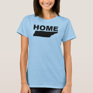 Tennessee Thuis Weg Van Staat T-Shirt Tees