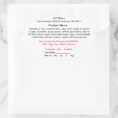 TENNESSEE TN Cottage Droit alimentaire Étiquette d (Sac)