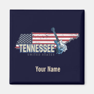 Tennessee United States Retro State USA Magneet
