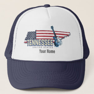 Tennessee United States Retro State  USA Trucker Pet