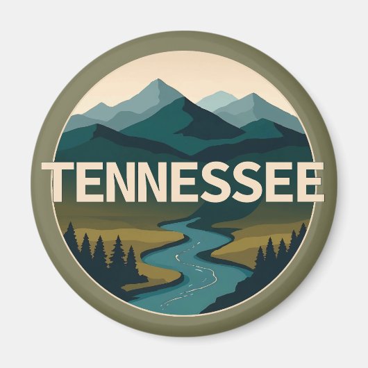 Tennessee Verenigde Staten Magneet (Voorkant)