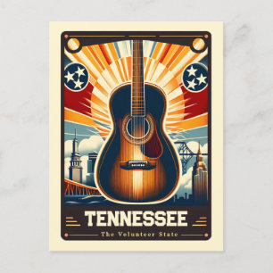 Tennessee Vintage van patriottische spirit Briefkaart