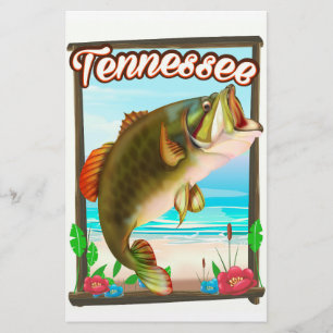 Tennessee visposter. briefpapier