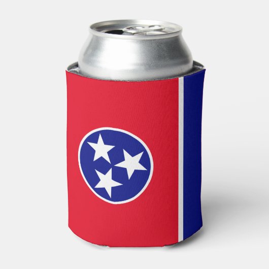 Tennessee-vlag Blikjeskoeler (Blikje Voorkant)