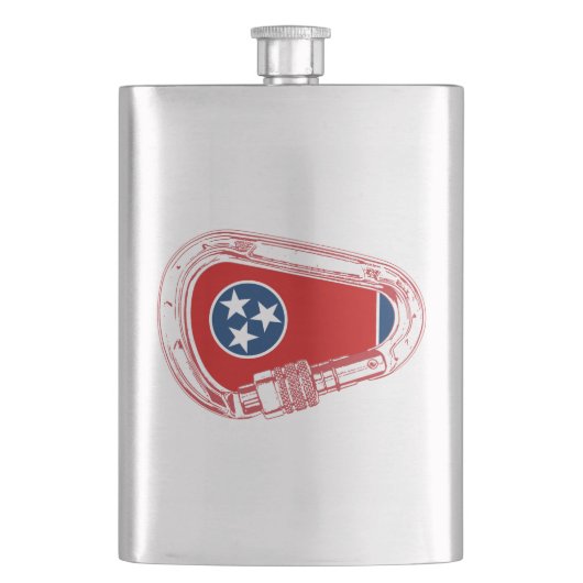 Tennessee-vlag — Carabiner Flacon (Voorkant)