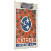 Tennessee Vlag Cicada Invasion Klembord (Rechts)