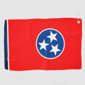 Tennessee Vlag Golf Handdoek (Horizontaal)