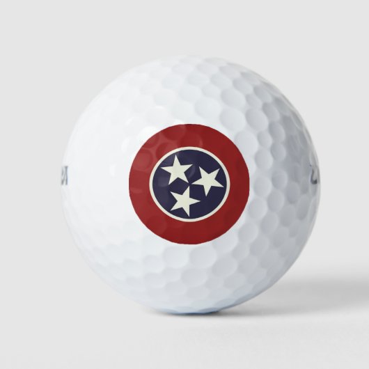 Tennessee-vlag Golfballen (Voorkant)