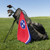 Tennessee-vlag Golfhanddoek (Groen)