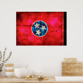  Tennessee-vlag Poster (Keuken)