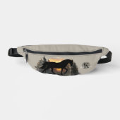 Tennessee Walking Horse Silhouette Sunset Forest (Recto)