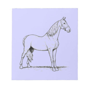 Tennessee Walking Horse - Standing Notitieblok