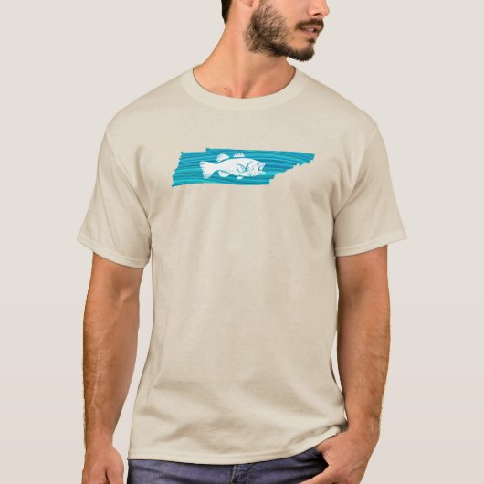 Tennessee Wave Vist T-shirt (Voorkant)