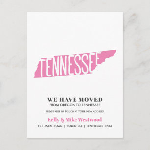 TENNESSEE We hebben het nieuwe adres Nieuw startpu Briefkaart
