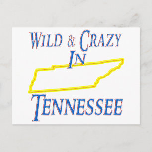 Tennessee - Wild en Crazy Briefkaart