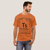 Tennessine Element (zwart) T-shirt (Voorkant volledig)