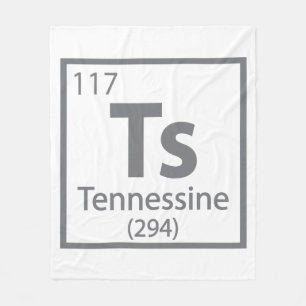 Tennessine - Tennessee Science Periodic Table Fleece Deken