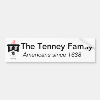 Tenney Familie Bumpersticker
