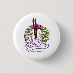 Tenney Mounnew hampshire ski logo Ronde Button 3,2 Cm