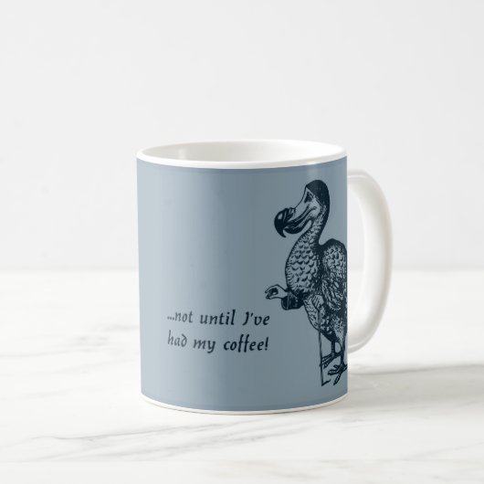 Tenniel's Dodo Coffee Mug (Devant droit)