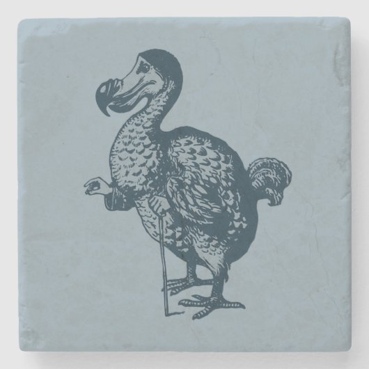 Tenniel's Dodo Marble Stone Onderzetter (Voorkant)