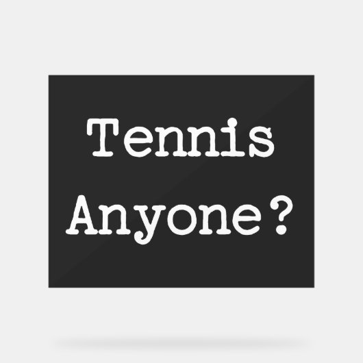 Tennis (Recto)