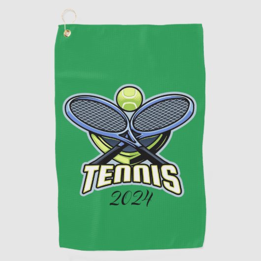Tennis 2024 Zweet Handdoek (Voorkant)