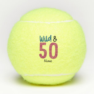 Tennis 50th Birthday voor speler Tennisballen