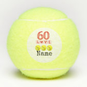Tennis 60ste verjaardag voor Tennis Player Tennisballen (Voorkant)