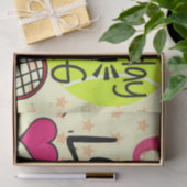 Tennis 60th Birthday Boy Tissuepapier (Geschenk)