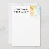TENNIS-AANKOPEN KAART (Voorkant)