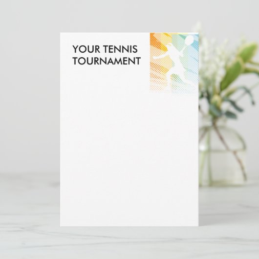 TENNIS-AANKOPEN KAART (Staand voorkant)