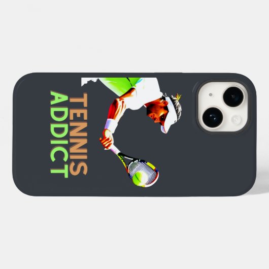 Tennis Addict Case-Mate iPhone Case (Achterkant (horizontaal))