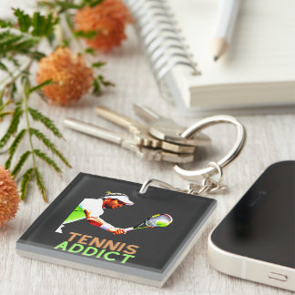 Tennis Addict Sleutelhanger